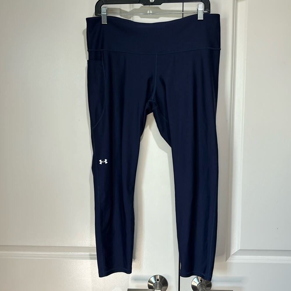 Under Armour UA HeatGear No-Slip Waistband 7/8
Ankle Leggings Size XL